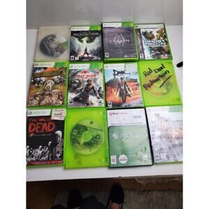 Microsoft Xbox 360 (Kinect) Huge Mixed Lot of 13 (FPS, Role-Playing) Video Games